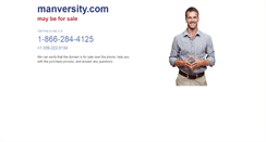 Desktop Screenshot of manversity.com